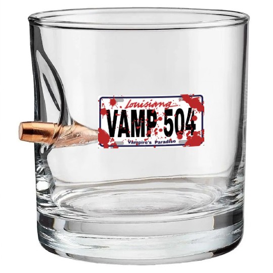Vamp 504 Louisiana Vampire's Paradise Bullet Whiskey Glasses