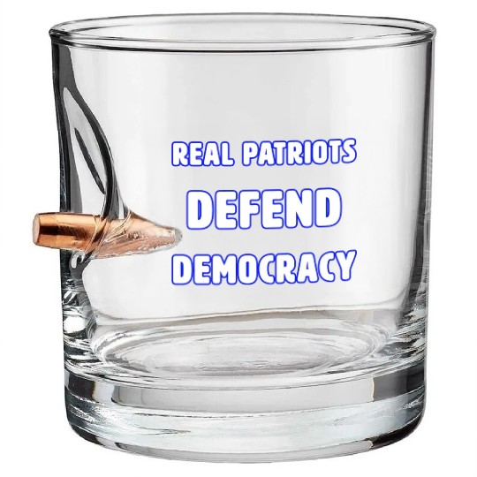 DEMOCRACY 3 Bullet Whiskey Glasses
