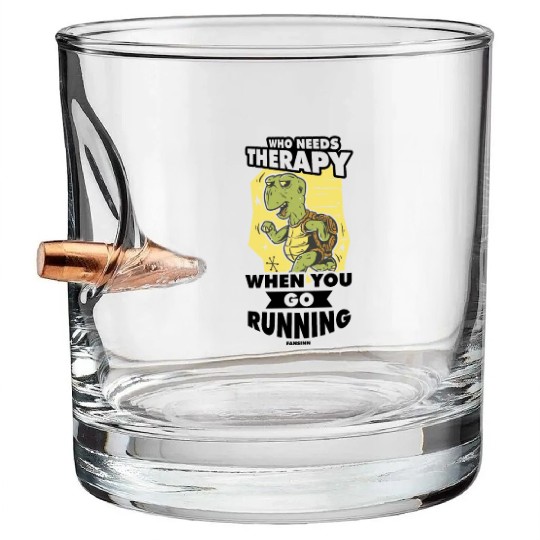 Run jogging sport race training gift Bullet Whiskey Glasses