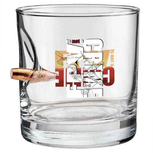 FPV is not a Crime Bullet Whiskey Glasses