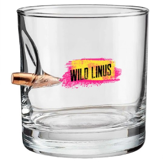 Wild Linus Streetwear Logo Bullet Whiskey Glasses