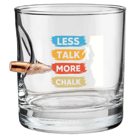 Climbing Mountaineering Climber Mountains Hiking Bullet Whiskey Glasses