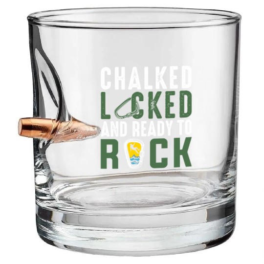 Climbing Mountaineering Climber Mountains Hiking Bullet Whiskey Glasses