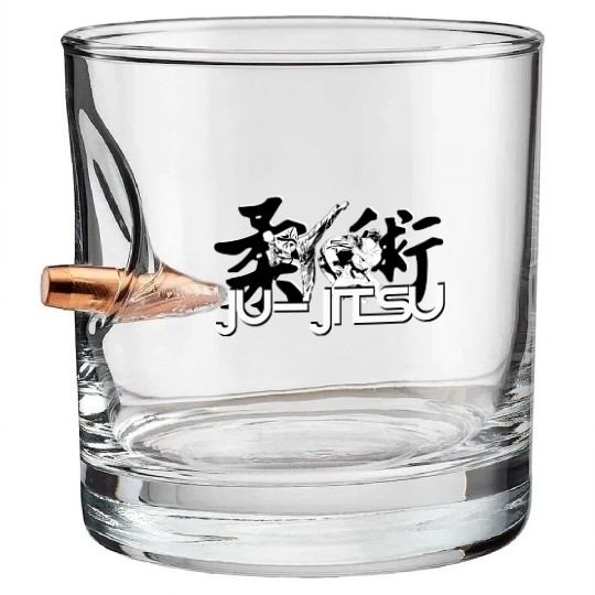 Ju-Jitsu Jiu-Jitsu Ju-Jutsu Bullet Whiskey Glasses