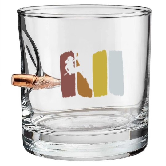 Climbing Vintage Mountaineering Bouldering Bullet Whiskey Glasses