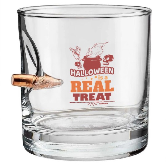 Halloween Hexe Totenkopf Bullet Whiskey Glasses