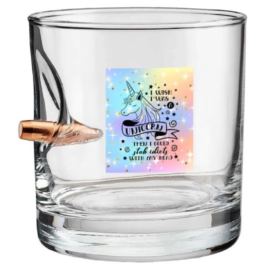 Unicorn Bullet Whiskey Glasses