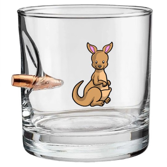 Kangaroo Bullet Whiskey Glasses