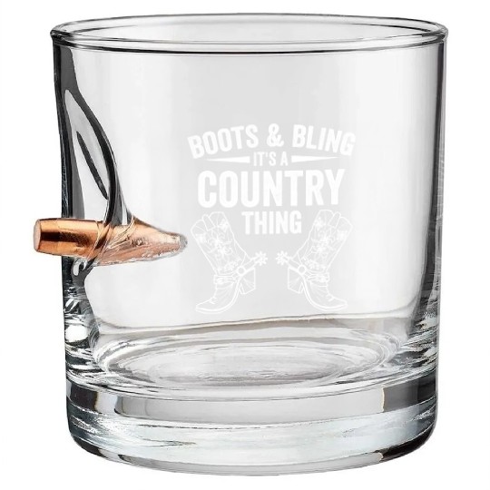 Funny Western Women Cowgirl Gift Cute Cowboy Ridin Bullet Whiskey Glasses