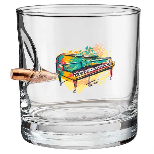 Piano Fantasy Bullet Whiskey Glasses