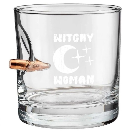 Witchy Woman - witchy Bullet Whiskey Glasses