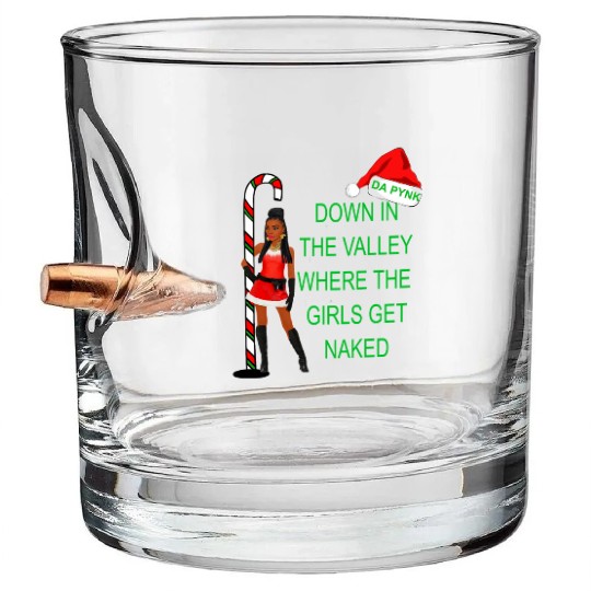 P Valley Girls Get Naked Pynk Stripper Candy Cane Bullet Whiskey Glasses