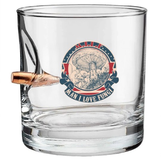 MILF Man I love Fungi Bullet Whiskey Glasses