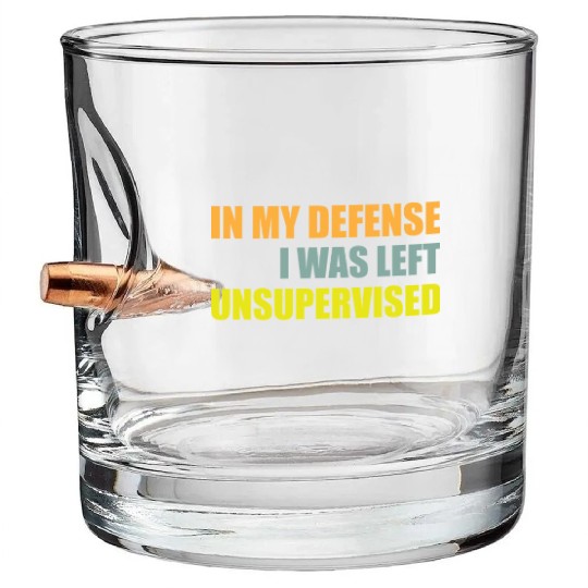 Left Unsupervised Bullet Whiskey Glasses