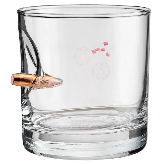 Piglet Farmer Farm Animal Dandelion Funny Pig Bullet Whiskey Glasses