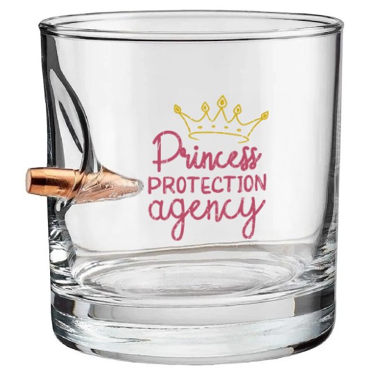 Princess Protection Agency - princess Bullet Whiskey Glasses