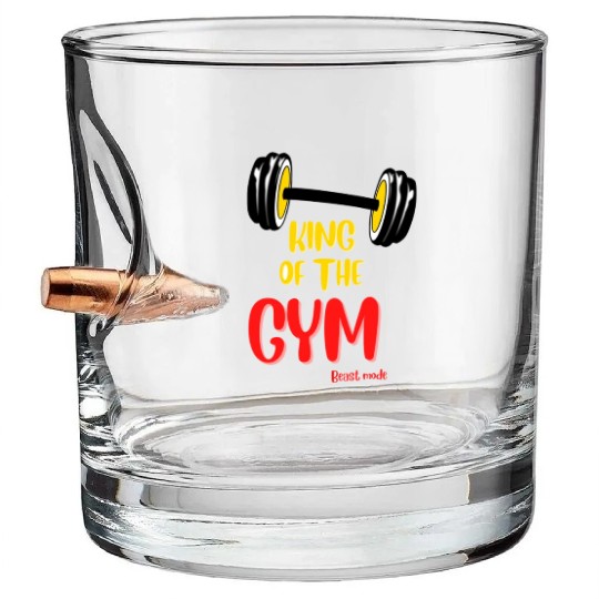Gym lover Bullet Whiskey Glasses