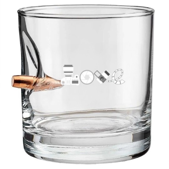 Love Photography Lover Bullet Whiskey Glasses Take Photo Photograph
