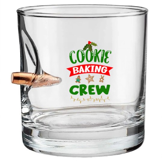 Cookie Baking Crew Bullet Whiskey Glasses