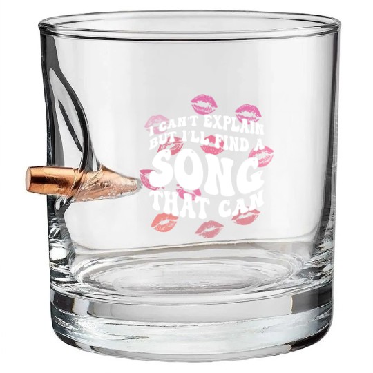 Coquette Aesthetic Downtown Bullet Whiskey Glasses