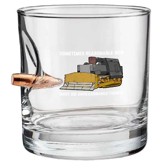 Killdozer Bullet Whiskey Glasses