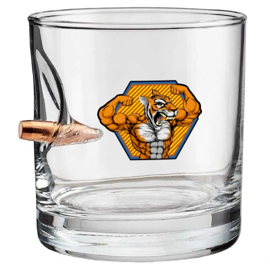 Strong Tiger Bullet Whiskey Glasses