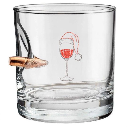 December Alcohol Red Wine Lover Ugly Christmas Bullet Whiskey Glasses