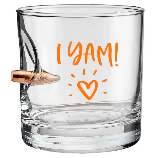 She's My Sweet Potato I Yam Set Couples Bullet Whiskey Glasses