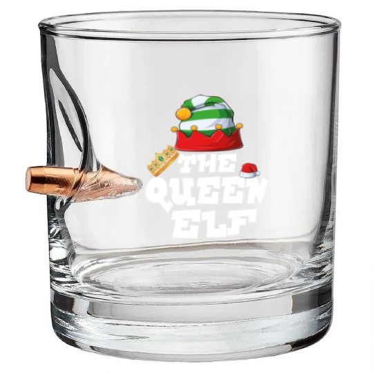 Gamer Elf Family Matching Christmas Group Pajama Bullet Whiskey Glasses