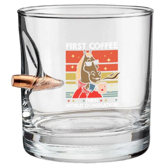 Horse Riding Sunglasses Coffee Bullet Whiskey Glasses