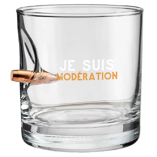 I Am Moderation Drink In Moderation Alcohol Beer Bullet Whiskey Glasses