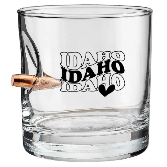 Idaho Women Bullet Whiskey Glasses & Women Pullover