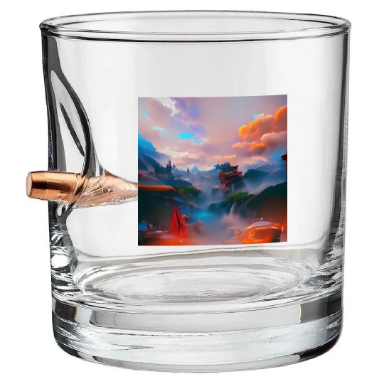 A Timeless World in a Distant Solar System Bright Bullet Whiskey Glasses