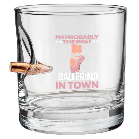 Ballet Ballerina Funny Bullet Whiskey Glasses