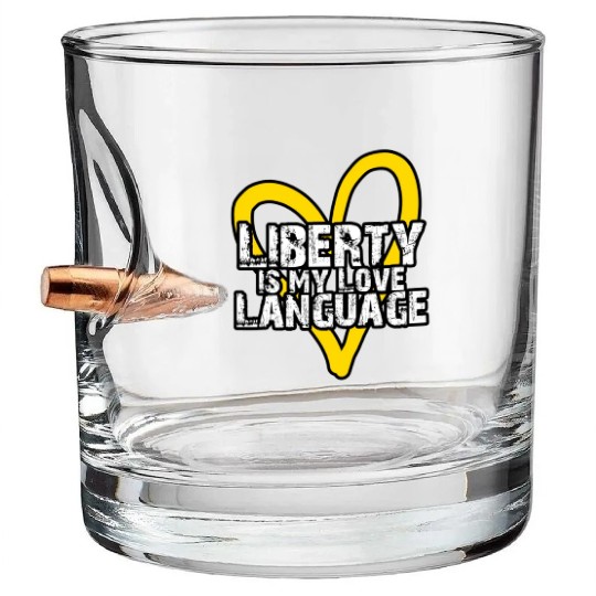 Liberty Love Bullet Whiskey Glasses