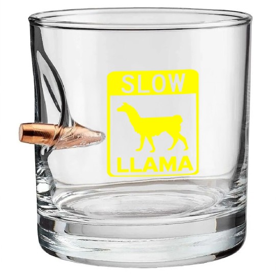 Phish Slow Llama Bullet Whiskey Glasses