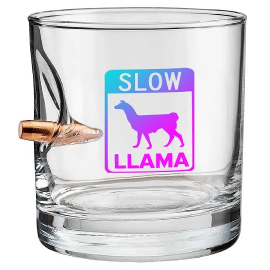 Phish Slow Llama Bullet Whiskey Glasses