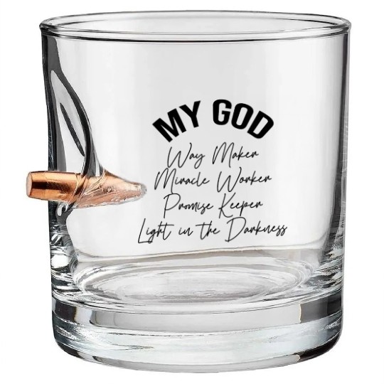 Way Maker (Black) Bullet Whiskey Glasses