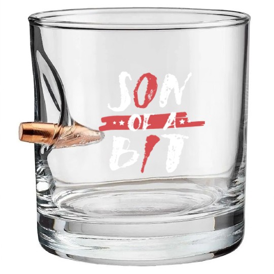 Son Of A Bit Computer Programmer IT Binary Bullet Whiskey Glasses