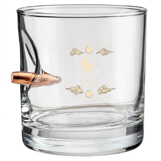 Astrology Magic Boho Tarot Card Bullet Whiskey Glasses