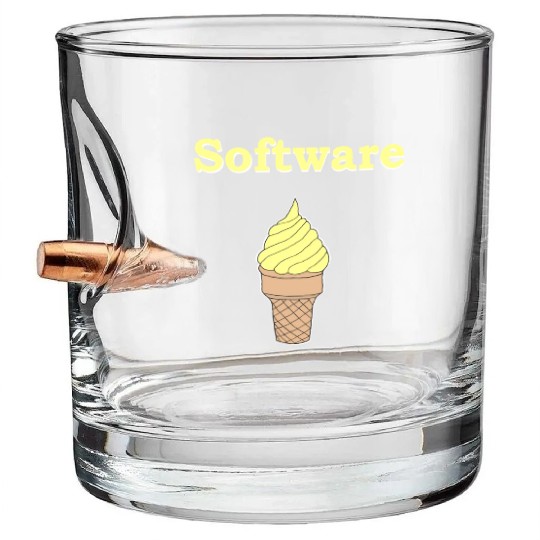 Software Vanilla Ice Cream Bullet Whiskey Glasses