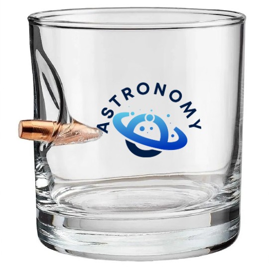 Astronomy Science Bullet Whiskey Glasses