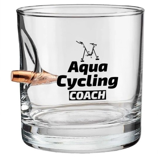 Aqua Cycling Swimming Pool Fitness Training Coach Bullet Whiskey Glasses
