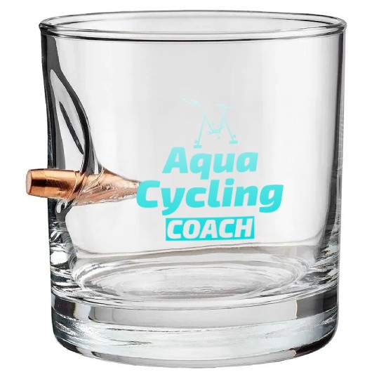 Aqua Cycling Swimming Pool Fitness Training Coach Bullet Whiskey Glasses