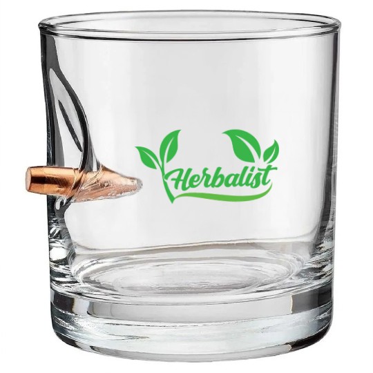 Herbalist Herb Herbalism Herbs Gardening Bullet Whiskey Glasses