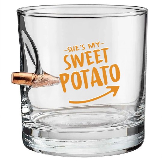She Is My Sweet Potato Bullet Whiskey Glasses