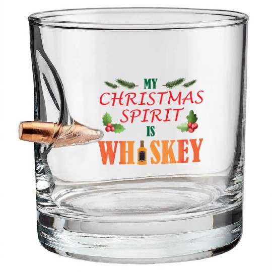 Christmas Spirit Whiskey Bullet Whiskey Glasses