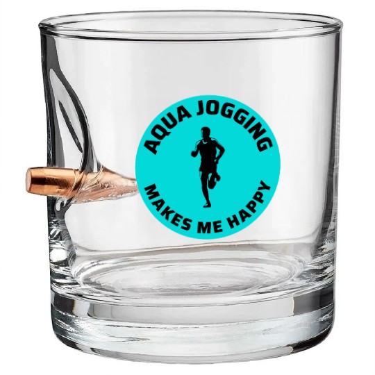 Deep Water Aqua jogging Pool Running Fitness Bullet Whiskey Glasses