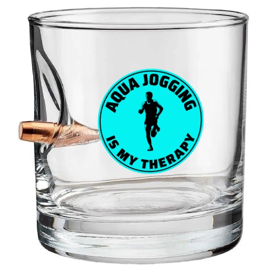 Deep Water Aqua jogging Pool Running Fitness Bullet Whiskey Glasses