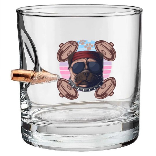 Gym Dog boss Bullet Whiskey Glasses
